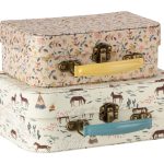 Suitcase With Fabric - 2 pcs - Maileg