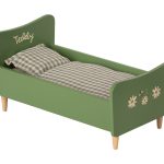 Wooden Bed Green - Teddy Dad - Maileg