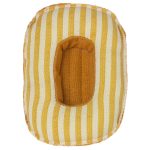 Rubber Boat For Mouse - Yellow Stripe - Maileg